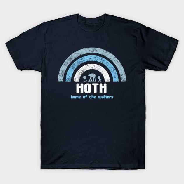 Hoth Walkers T-Shirt by Milasneeze